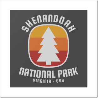 Shenandoah National Park Retro Posters and Art